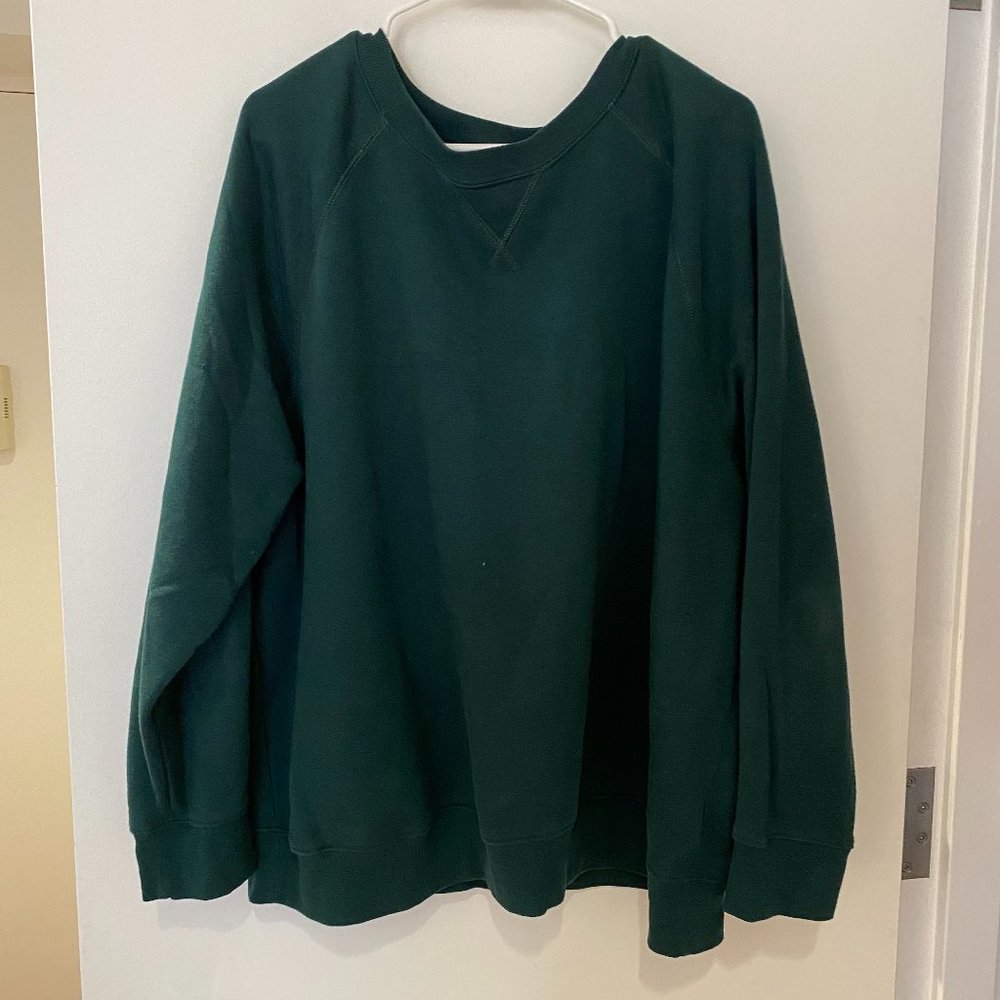 Vintage Crew-Neck Plus-Size Sweatshirt